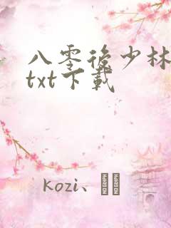 八零后少林方丈txt下载