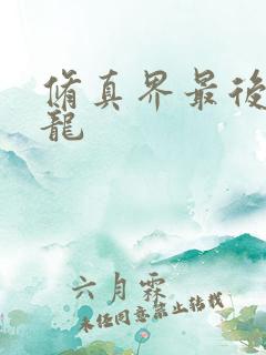 修真界最后一条龙