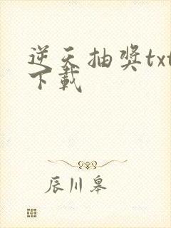 逆天抽奖txt下载