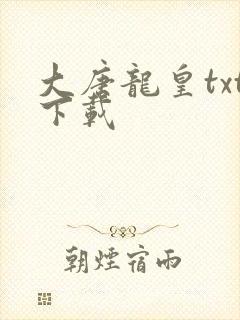 大唐龙皇txt下载