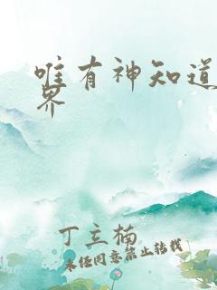 唯有神知道的世界