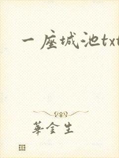 一座城池txt