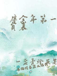 庆余年第一季演员表