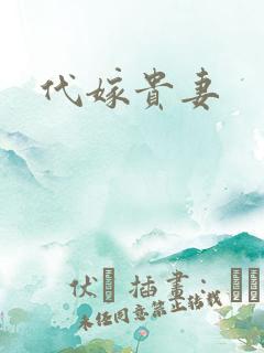 代嫁贵妻