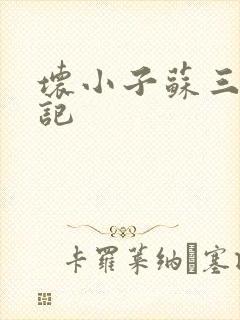 坏小子苏三风流记