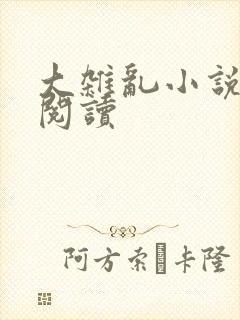 大杂乱小说目录阅读