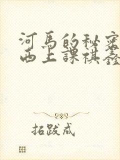 河马的秘密夹东西上课祺鑫