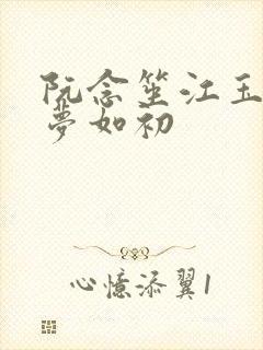 阮念笙江玉楼回梦如初