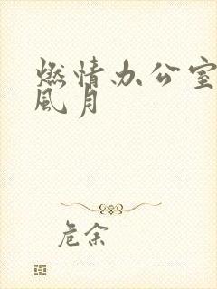 燃情办公室官场风月