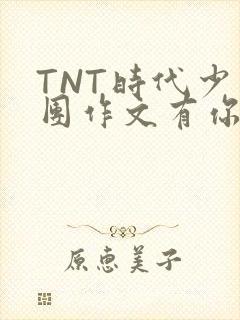 TNT时代少年团作文有你真好