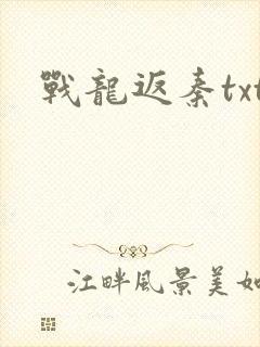 战龙返秦txt