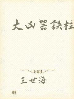 大凶器铁柱小说