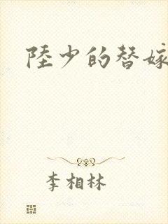 陆少的替嫁宠妻