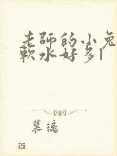 老师的小兔子好软水好多l