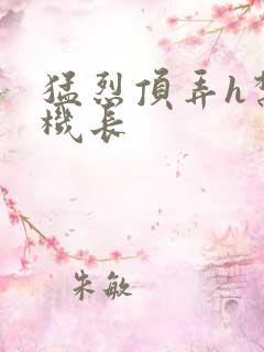 猛烈顶弄h禁欲机长