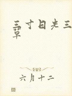 三寸日光三月微草