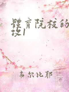 体育院校的大猛攻1