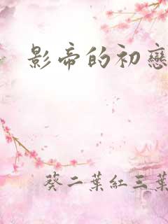影帝的初恋