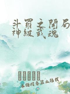 斗罗之开局签到神级武魂