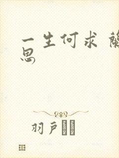 一生何求 兰思思