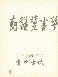 大杂烩小说全集阅读免费下载