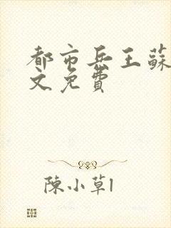 都市兵王苏狂全文免费