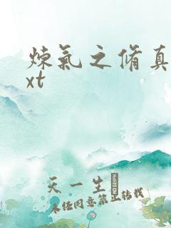 炼气之修真者txt