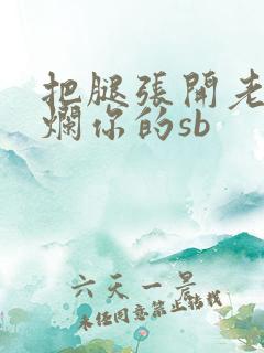 把腿张开老子臊烂你的sb