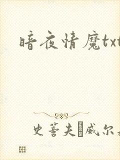 暗夜情魔txt