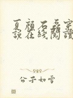 夏颜石磊穿越小说在线阅读