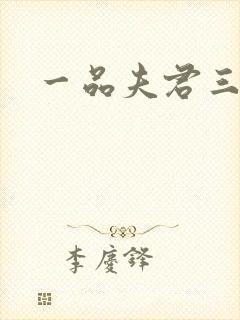 一品夫君三流妻