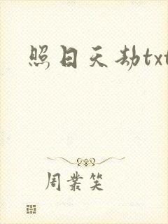 照日天劫txt
