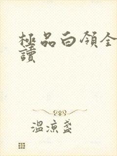 极品白领全文阅读