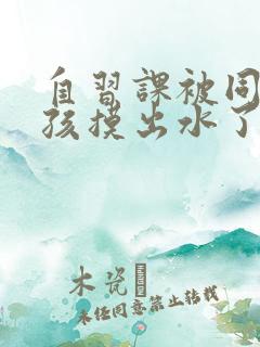 自习课被同桌男孩摸出水了