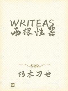 WRITEAS两根性器