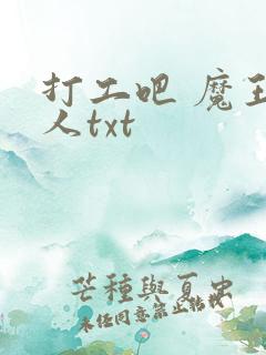 打工吧 魔王大人txt