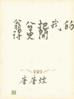 翁公把我的腿分得更开