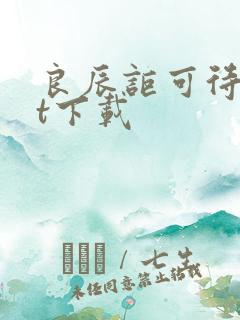 良辰讵可待txt下载