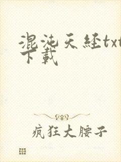 混沌天经txt下载