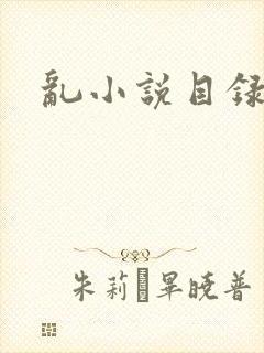 乱小说目录全文