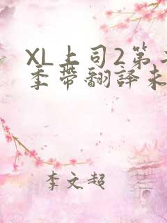 XL上司2第二季带翻译未增