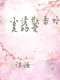 小清欢番外篇完美的爱