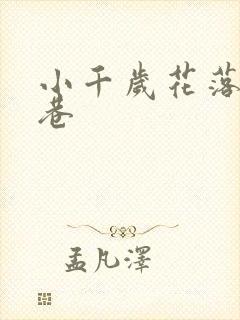 小千岁花落乌衣巷