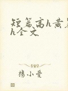 短篇高h黄暴辣h全文