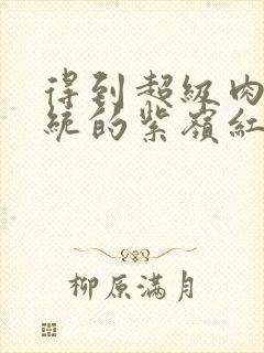 得到超级肉禽系统的紫岭红山