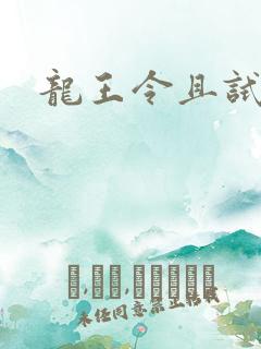 龙王令且试天下