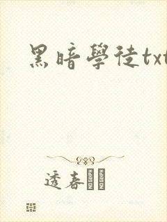 黑暗学徒txt