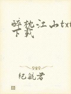 醉枕江山txt下载