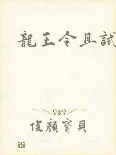 龙王令且试天下