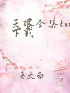 天眼全集txt下载